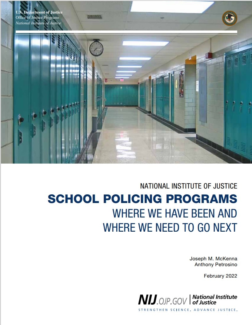 policing in schools report