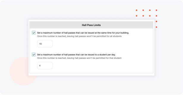 Hall Pass Limits school visitor management - screening & tracking