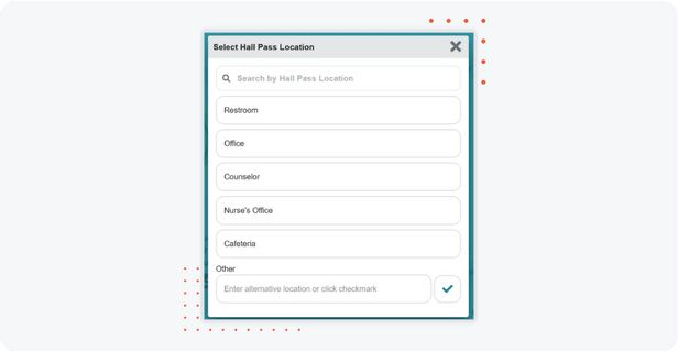 Targeted Pass Locations Targeted Pass Locations